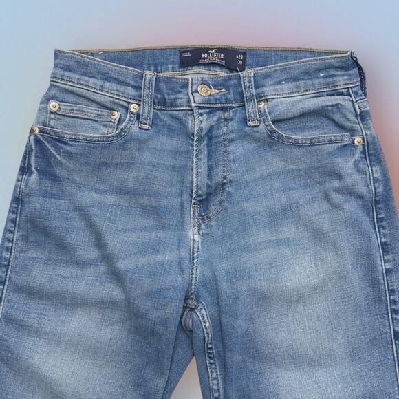 HOLLISTER Men’s 29 x 25 ATHLETIC SLIM STRAIGHT Blue Jeans - Picture 1 of 4